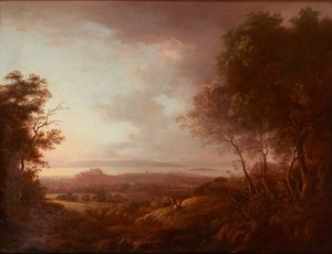Näkymä Edinburghiin Blackford Hilliltä (kankaalle) tekijältä Alexander Nasmyth