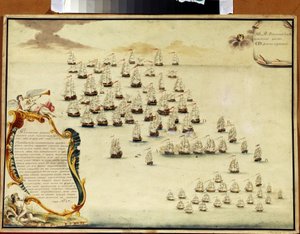 Kertšin salmen meritaistelu (Ukraina) 19. heinäkuuta 1790 (Kertšin salmen meritaistelu 19. heinäkuuta tekijältä Alexander Nikolaevich Depaldo