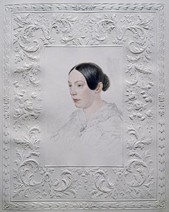 Muotokuva Adelaida Aleksandrovna Senkovskajasta 1800-1858, s. Baroness von Rahl, 1840-luvun loppu