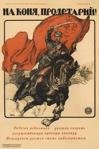 Hevoselle, proletaari! Juliste, 1918