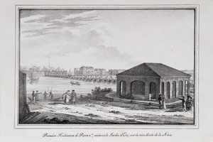Pietari Suuren mökki -sarja Näkymät Pietariin, 1820-luku