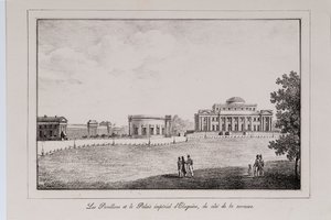 Jelaginin palatsi Pietarissa -sarja Näkymät Pietarista, 1820-luku