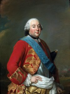 Ludvig Philippe I:n (1725-1785), Orléansin herttuan dit Le Grosin muotokuva - Alexander (Alexandre) Roslinin (1718-1793) maalaus n. 1770 - Öljy kankaalle - Tukholman kansallismuseo tekijältä Alexander Roslin