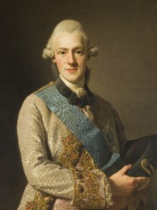 Ruotsalainen: Fredrik Adolf, 1750-1803, Ruotsin prinssi, Kustaa III:n veli Herttua Fredrik Adolf, Kustaa III:n veli. tekijältä Alexander Roslin