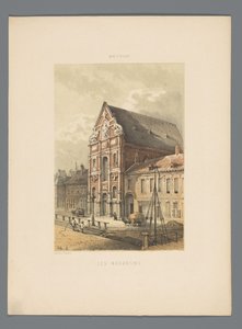 Augustinuksen kirkko Maastrichtissa Les Augustins (otsikko esineessä) Monuments de Maastricht (sarjan nimi)