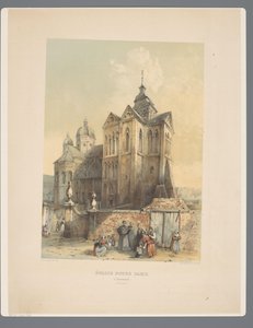 Onze Lieve Vrouwe Munsterkerk te Roermond Neitsyt Marian kirkko Roermondessa (pohjoisrannikko). (otsikko esineessä) Muinaiset arkkitehtuurimonumentit 1100-luvulta 1300-luvulle Limburgsissa (sarjan nimi) tekijältä Alexander Schaepkens