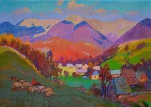 Eläväinen vuoristokylä tekijältä Alexander Shandor