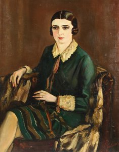 Lilya Brikin muotokuva 1891-1978, 1921 tekijältä Alexander Silins
