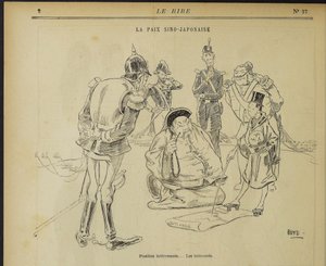 Kiinan ja Japanin rauha, mielenkiintoinen asema. Kiinnostuneet. Lähettäjä: Le Rire, 11. toukokuuta 1895, 1895. tekijältä Alexander Stuart Boyd