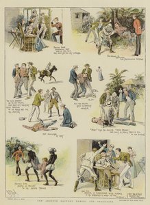 Amatöörilääkärin lääke käärmeenpuremaan (chromolitho)