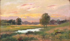 On The Brandywine (öljy kankaalle) tekijältä Alexander Theobald van Laer