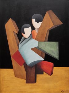 Geometrinen pariskunnan syleily tekijältä Alexander Trifonov