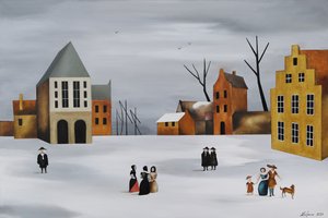 Talvikylän kokoontuminen tekijältä Alexander Trifonov