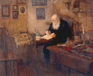 Kirjailija Leo N. Tolstoin muotokuva
