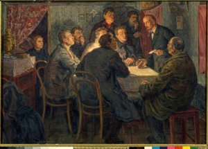 VI Lenin marxilaisen kurssin päällikkönä Pietarissa