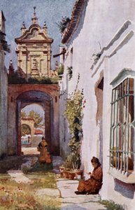 Sevillassa (väri litho)