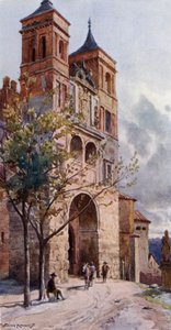 Puerta Del Cambron, Toledo (väri litho)