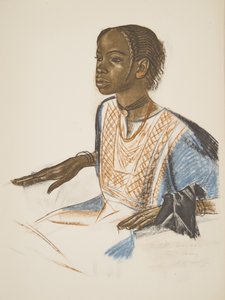 Fillette Bornou (Fort Lamy), teoksesta Dessins et Peintures d