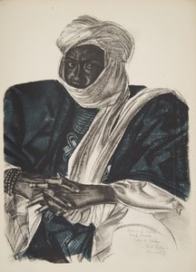 Mohamed Salek, tunnettu nimellä Doud Moura, Ouadain sulttaani (Fort Lamy), teoksesta Dessins et Peintures d