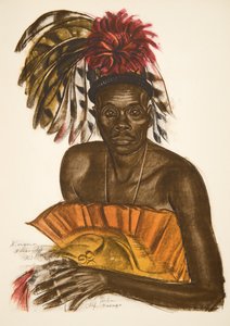 Tuba, päällikkö Matchaga (Niangara (haut Ouelle), teoksesta Dessins et Peintures d