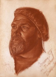 Arkkitehti Leonid Romanovitš Sologubin muotokuva 1884-1956, 1933