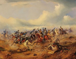 Kohtaus Unkarin vallankumouksesta 1848-1849, n. 1850.