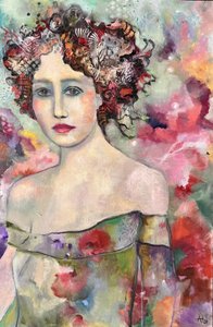 Rauhallinen kukka-aiheinen muotokuva tekijältä Alexandra Higgins