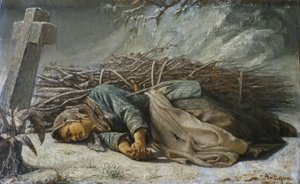 Nainen köyhä, 1857