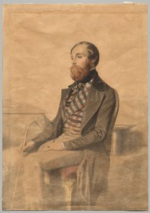 Alfred de Mussetin (1810-1857) muotokuva