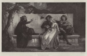 Firenzenläinen runoilija tekijältä Alexandre Cabanel