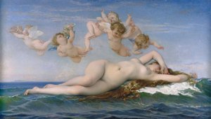 Venuksen syntymä tekijältä Alexandre Cabanel
