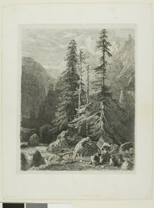 Alppimaisema tekijältä Alexandre Calame