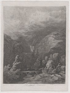 Maisema, 1839. tekijältä Alexandre Calame