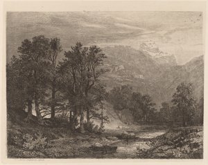 Vuoristovirta tekijältä Alexandre Calame
