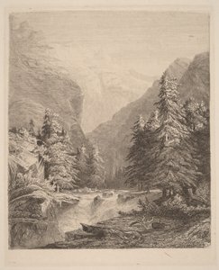 Vuoristovesiputous tekijältä Alexandre Calame