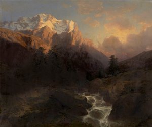 Wetterhorn tekijältä Alexandre Calame