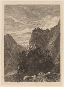 Puut kallion juurella tekijältä Alexandre Calame