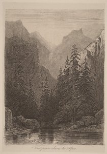 Näkymä Alpeilta tekijältä Alexandre Calame