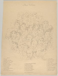 Taiteilijoiden kokoontuminen, 1804. tekijältä Alexandre Clément