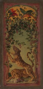 Panthers of Bacchus Eating Grapes, n. 1719-20. tekijältä Alexandre Francois Desportes