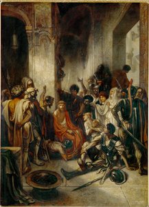 Kristus esikirkossa (maalaus kankaalle)