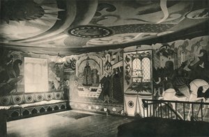 Koristeet salissa, n. 1927 tekijältä Alexandre Jacovleff