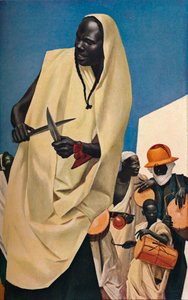 Kuli-Kuta Dance, Niamey, 1926 tekijältä Alexandre Jacovleff