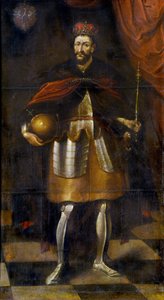 Kuningas Vladislav II:n muotokuva. Jagiello, 1677