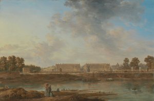 Näkymä Place Louis XV:lle, n. 1775-87 (öljy kankaalle)