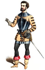 Auber - Haydée - Hermann Léon, Malipierin rooli - Alexandre Lacauchien litografia, 1847. tekijältä Alexandre Lacauchie