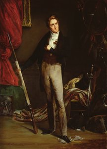 Nuoren vallankumouksellisen muotokuva Ranskan vallankumouksen aikana 1830 (öljy pahville)