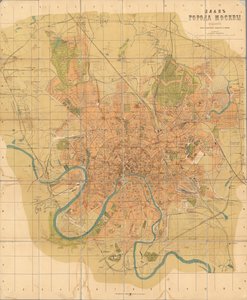 Moskovan suunnitelma, 1916. tekijältä Alexei Alexeevich Ilyin