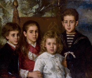 San Donaton 2. prinssin 1839-1885, Avrora, A, Paul Pavlovich Demidoffin lasten muotokuva tekijältä Alexei Alexeyevich Harlamov