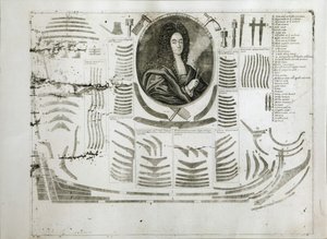 Ivan Mihailovitš Golovinin muotokuva 1680-1737, 1717-1720